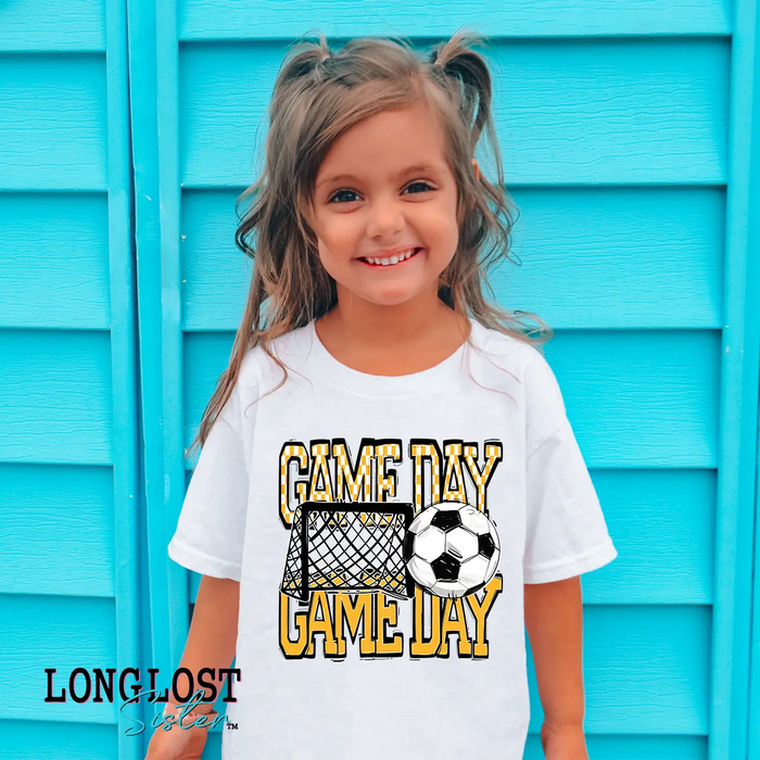 Soccer Game Day Kids T-shirt | Long Lost Sister Boutique