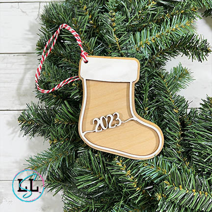 Stocking Personalized Christmas Ornament