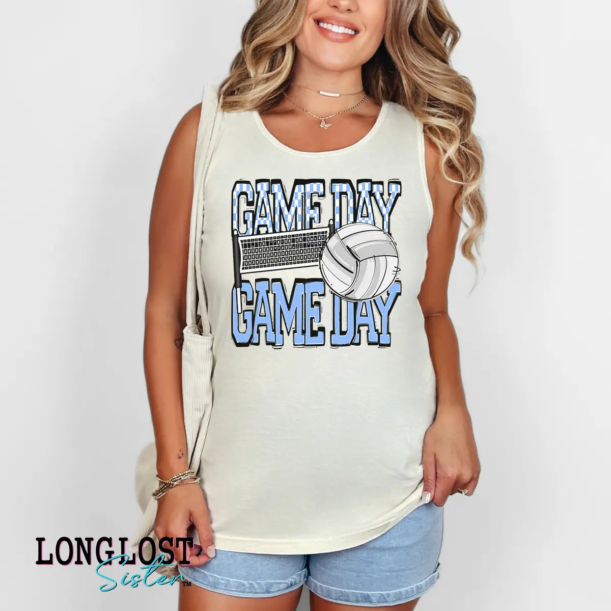 Volleyball Game Day Graphic Tank Top | Long Lost Sister Boutique
