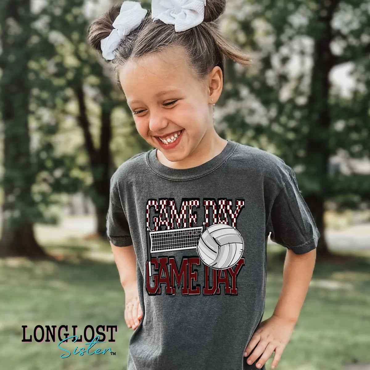 Volleyball Game Day Kids T-shirt | Long Lost Sister Boutique