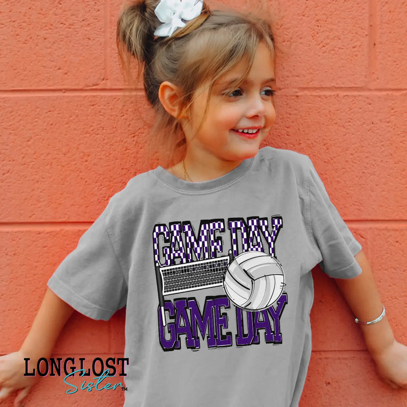 Volleyball Game Day Kids T-shirt | Long Lost Sister Boutique