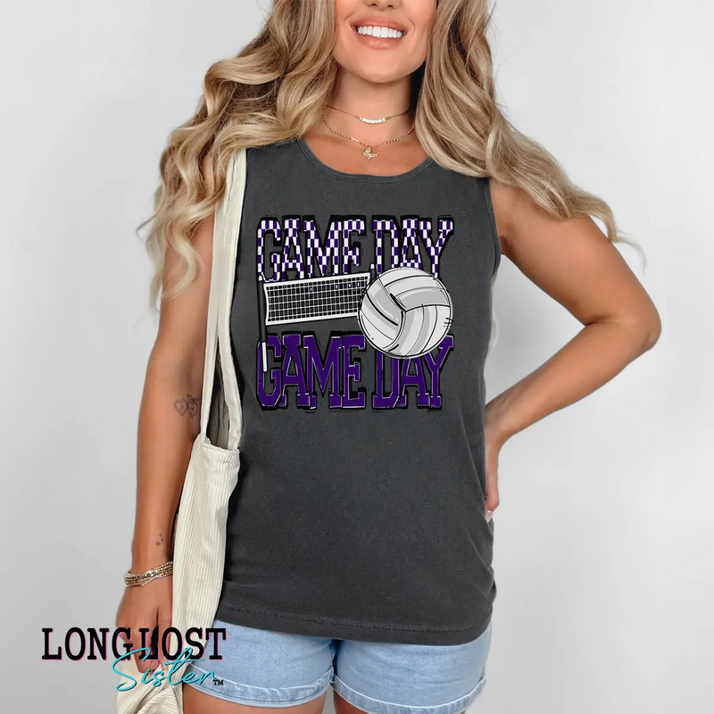 Volleyball Game Day Graphic Tank Top | Long Lost Sister Boutique