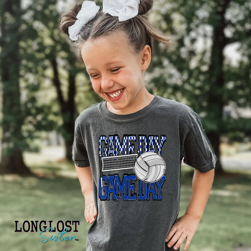 Volleyball Game Day Kids T-shirt | Long Lost Sister Boutique